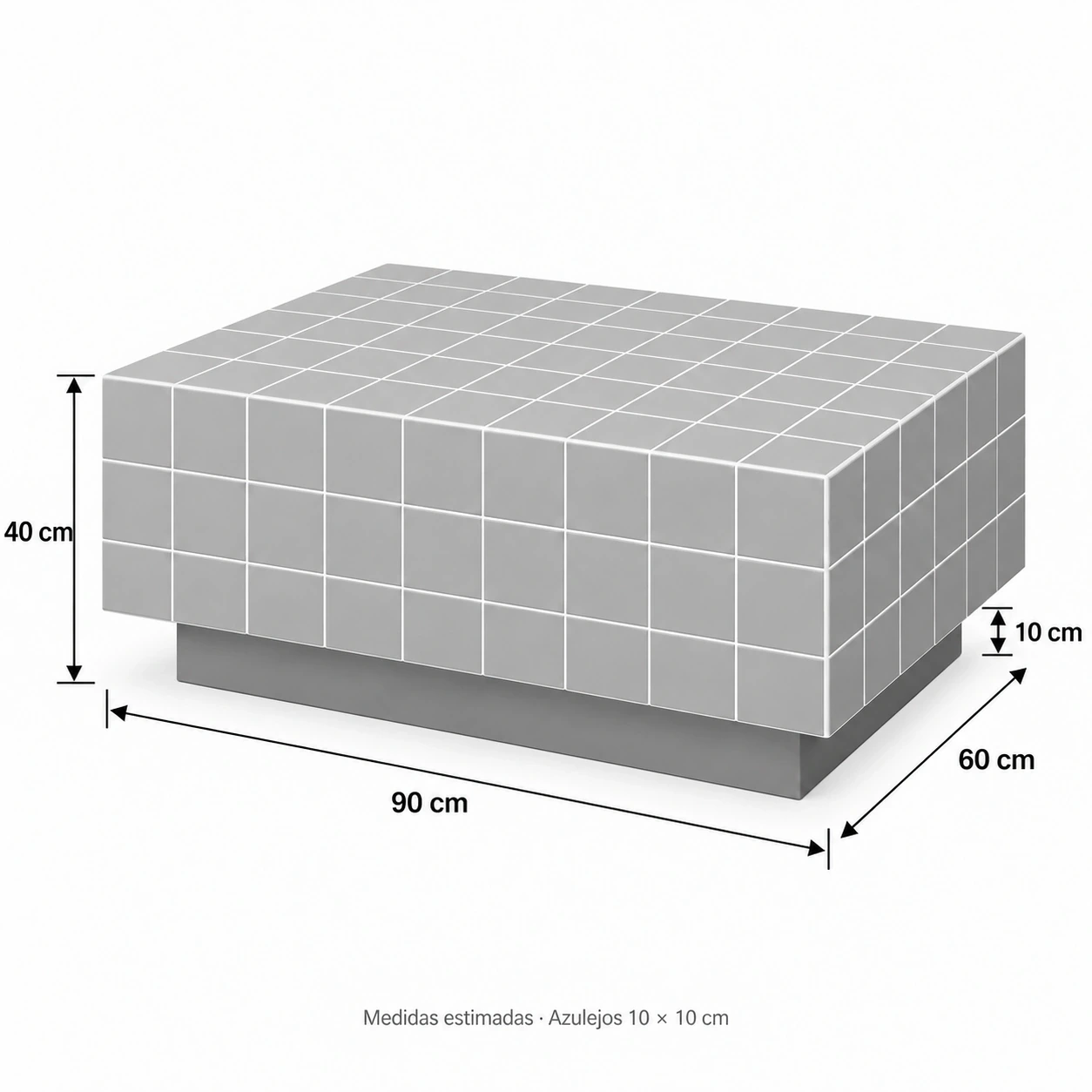 Plano con medidas de Modelo ISOLA