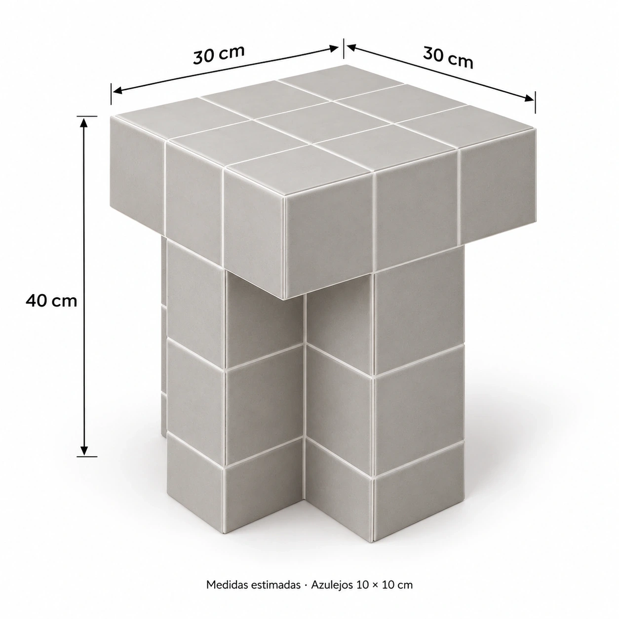 Plano con medidas de Modelo 03