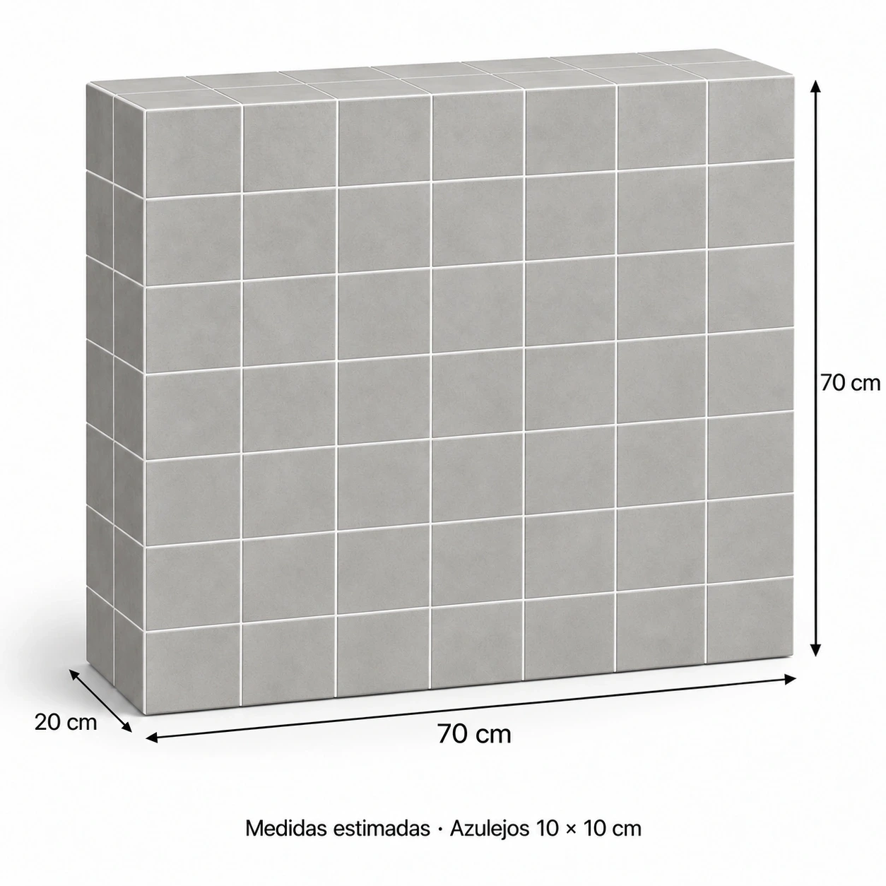 Plano con medidas de Modelo CIAO